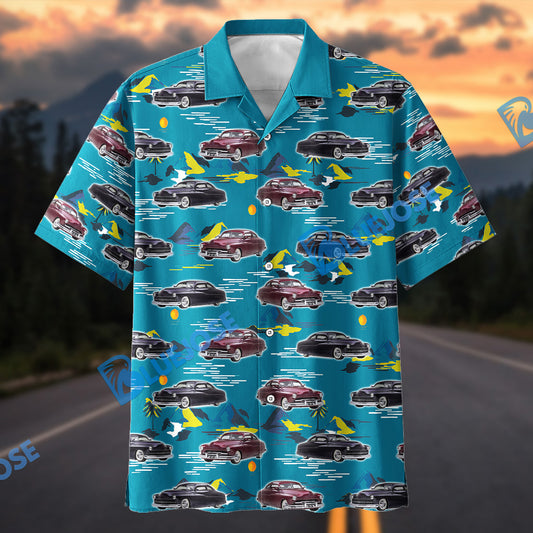 Bluejose Custom Car Classic Mercury Coupe Tropical Hawaiian Shirt