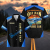 BlueJose Custom Photo Personalized Never Underestimate an Old Man Born in 1965 with a Classic Car Hawaiian Shirt
