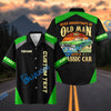 BlueJose Custom Photo Personalized Never Underestimate an Old Man Born in 1965 with a Classic Car Hawaiian Shirt