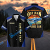 BlueJose Custom Photo Personalized Never Underestimate an Old Man Born in 1965 with a Classic Car Hawaiian Shirt