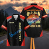 BlueJose Custom Photo Personalized Never Underestimate an Old Man Born in 1965 with a Classic Car Hawaiian Shirt