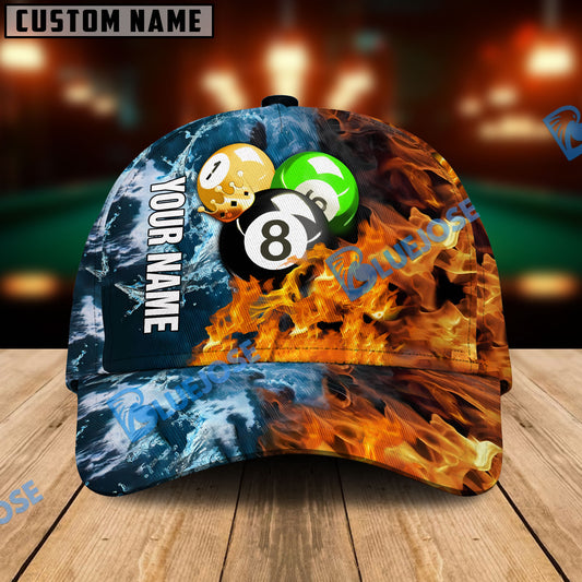 Billiards Ace Personalized Name 3D Cap For Billiards Player| BlueJose