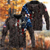 BlueJose Hunting Pattern 3D Hoodie