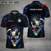 BlueJose Billiards 8 Ball Skull Gang Personalized Name, Team Name Unisex Shirt ( 6 Colors )