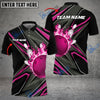 BlueJose Bowling And Pins Shockwave Customized Name 3D Shirt (6 Colors)