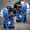 BlueJose Bowling And Pins Crush Them All Customized Name 3D Shirt (6 Colors)