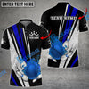 BlueJose Bowling And Pins Fire Point Customized Name 3D Shirt (4 Colors)
