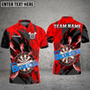 BlueJose Darts Water & Fire Personalized Name, Team Name Shirt ( 6 Colors)