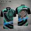BlueJose Darts Black Flames Of Hell Personalized Name, Team Name Shirt ( 6 Colors)