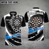 BlueJose Darts Black Flames Of Hell Personalized Name, Team Name 3D Shirt ( 6 Colors)