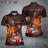 BlueJose Bowling Ball And Pins Flower Pattern Premium Customized Name 3D Shirt