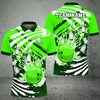 BlueJose Bowling And Pins Skull Hand Pattern Customized Name 3D Shirt (6 Colors)