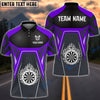 BlueJose Dartboard Racing Personalized Name, Team Name Shirt (6 Colors)