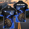 BlueJose Blue Fire Darts Personalized Name, Team Name 3D Shirt