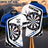 BlueJose Dart Board Personalized Name, Team Name Pocket Polo