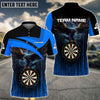 BlueJose Dart Board Eagle Personalized Name, Team Name Shirt (4 Colors)