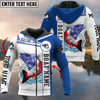 BlueJose Redfish Puppy Drum Customize Name And Boat Name Fishing Hoodie