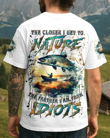 THE CLOSER I GET TO NATURE FISHING ALL OVER PRINT - YHLN2405254