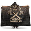 VikingStyle Hooded Blanket -Viking Axes Are Like Boobs Hooded Blanket A7
