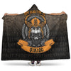 VikingStyle Hooded Blanket - My Blood Type is Viking Hooded Blanket A7