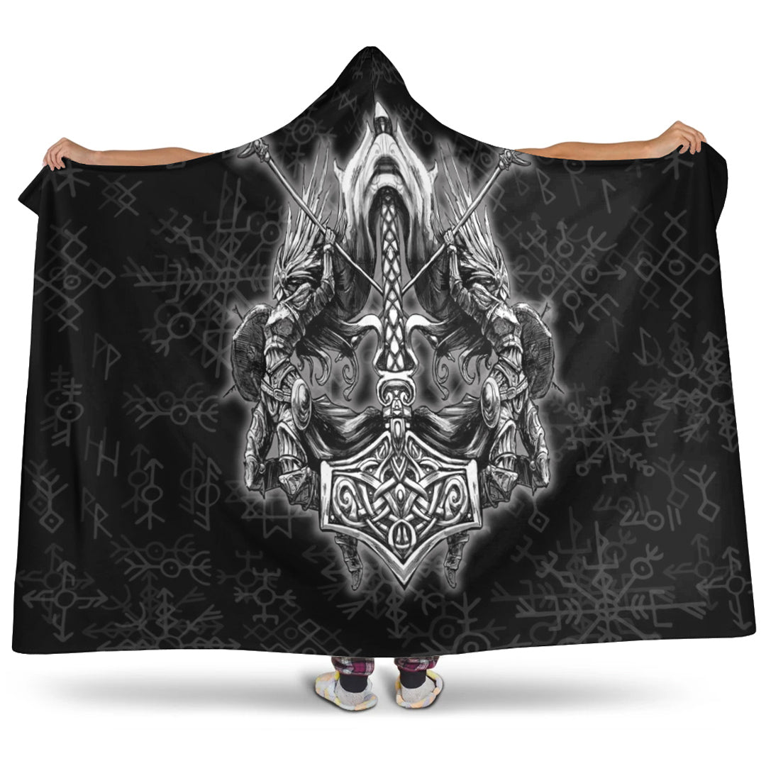 VikingStyle Hooded Blanket -Valkyrie Viking Hooded Blanket A95