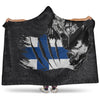 VikingStyle Hooded Blanket - Finland Wolf Viking Hooded Blanket A95