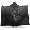 VikingStyle Hooded Blanket -Viking Fenrir Wolf Howls To The Gods Hooded Blanket A7