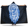 VikingStyle Hooded Blanket -Viking Odin Set Blue Hooded Blanket A95