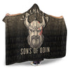 VikingStyle Hooded Blanket - Valhalla- Sons- Of- Odin Hooded Blanket A7