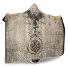 VikingStyle Hooded Blanket - Viking Raven Carry Spear of Odin Vintage Hooded Blanket A35