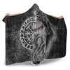 VikingStyle Hooded Blanket - Odin Viking Raven Of Odin Hooded Blanket A95