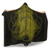VikingStyle Hooded Blanket - Valknut Raven Gold Viking Homeset Hooded Blanket A95