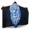 VikingStyle Hooded Blanket -Viking Odin Set Blue Hooded Blanket A95