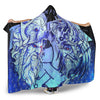 VikingStyle Hooded Blanket - Norse Warrior Berserker Blue Hooded Blanket A94