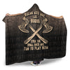 VikingStyle Hooded Blanket -Viking Axes Are Like Boobs Hooded Blanket A7