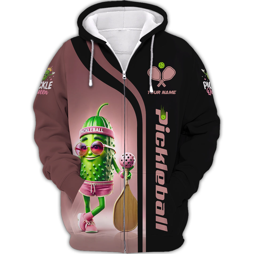 Pickleball Pickle Funny Custom T Shirt, Pickleball Shirts for Women, Pickleball Gift Ideas