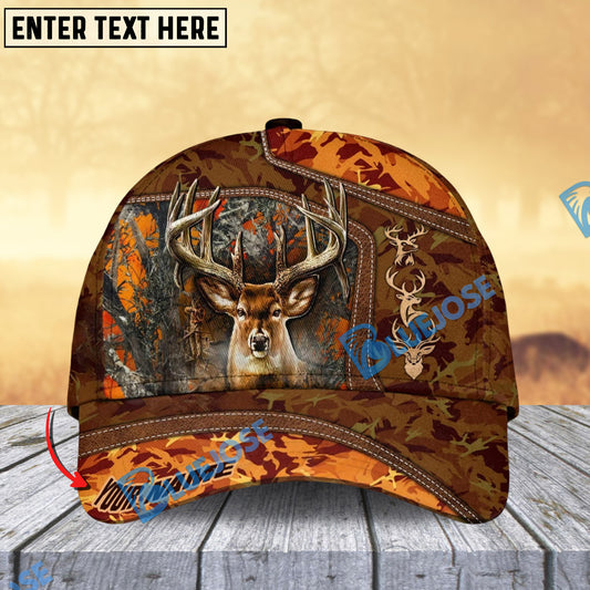 BlueJose Collab Artist Deer Hunting Camo Multicolor Personalized 3D Cap