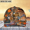 BlueJose Cross America Hunting Deer Crack Camo Pattern Multicolor Personalized 3D Cap