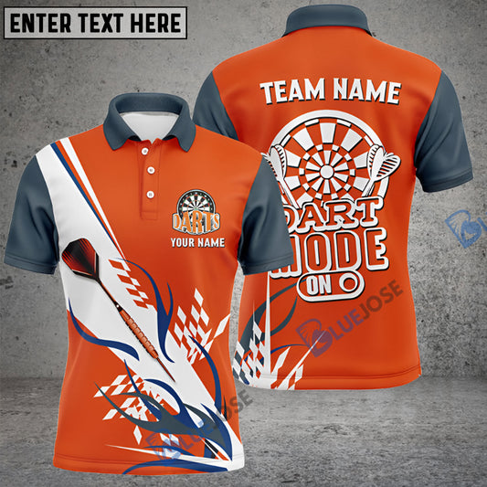 BlueJose Darts Mode On Personalized Name, Team Name 3D Shirt (3 Colors)