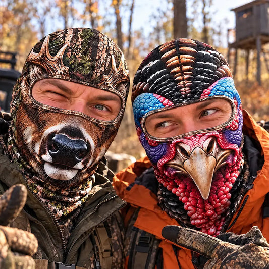 BlueJose Funny Realistic Deer Head Balaclava Face Mask