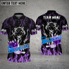 BlueJose Bowling And Pins Flaming Black Panther Customized Name 3D Shirt (6 Colors)