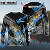 Bluejose Largemouth bass Fishing Sport Jersey Personalized Name Long Sleeve Shirt