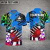 BlueJose Bowling And Pins Smoking Claws Customized Name 3D Shirt ( 6 Colors)