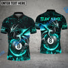 BlueJose Billiards Ball 8 Baby Fire Dragon Personalized Name, Team Name Unisex Shirt ( 4 Colors )
