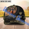 BlueJose Camouflage Deer Hunting Hexagon Pattern Personalized Name Cap (4 Colors)