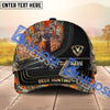 BlueJose Camouflage Deer Hunting Hexagon Pattern Personalized Name Cap (4 Colors)