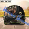 BlueJose Camouflage Moose Hunting Hexagon Pattern Personalized Name Cap (4 Colors)
