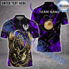 BlueJose Bowling And Pins Golden Phoenix Customized Name 3D Shirt (4 Colors)