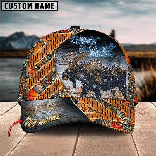 BlueJose Moose Hunting Wandering Soul Personalized Cap (2 Colors)