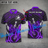 BlueJose Bowling And Pins Strike On Flaming Field  Multicolor Customized Name 3D Shirt ( 4 Colors )